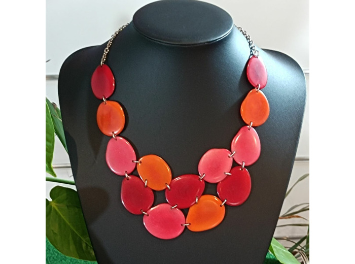 Collier Zélie en ivoire végétal