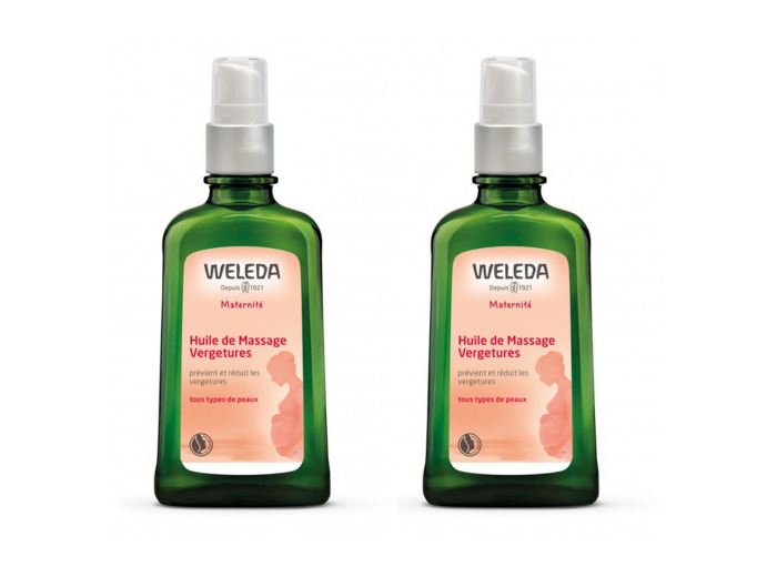 Huile De Massage Vergetures 2x100ml Weleda