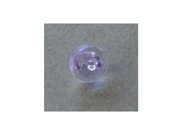 Bouton transparent parme