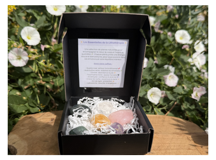 COFFRET LES ESSENTIELLES DE LA LITHOTHÉRAPIE