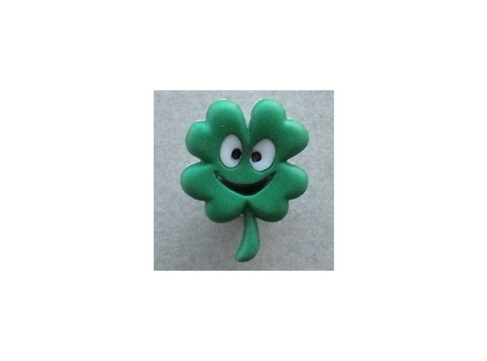 Bouton trèfle à quatre feuilles 22 mm