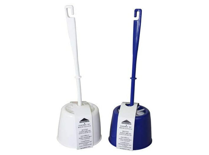 Ensemble WC Standard Balayette Boule sur Socle, Assorties