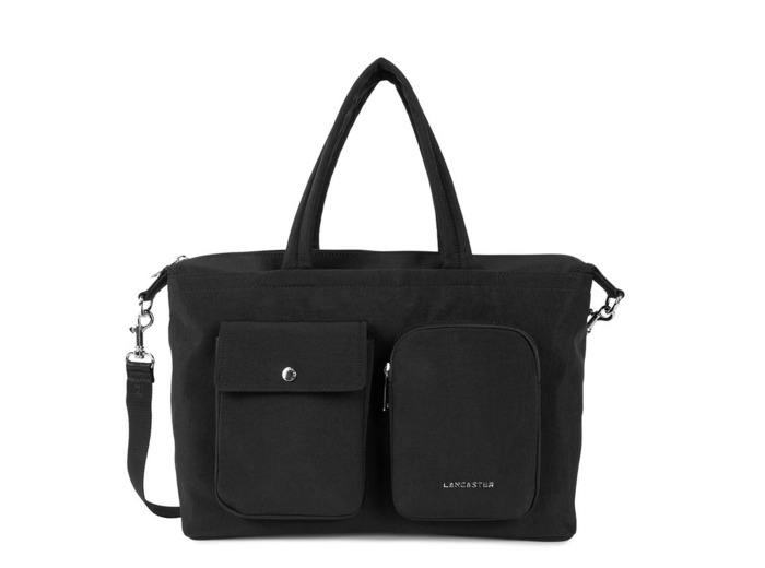 Lancaster Basic Pocket Sac Cabas 510-93 Noir