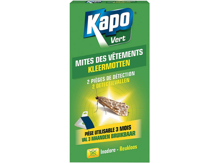 KAPO - Piège à mites des vêtements, boite de 2 pièces