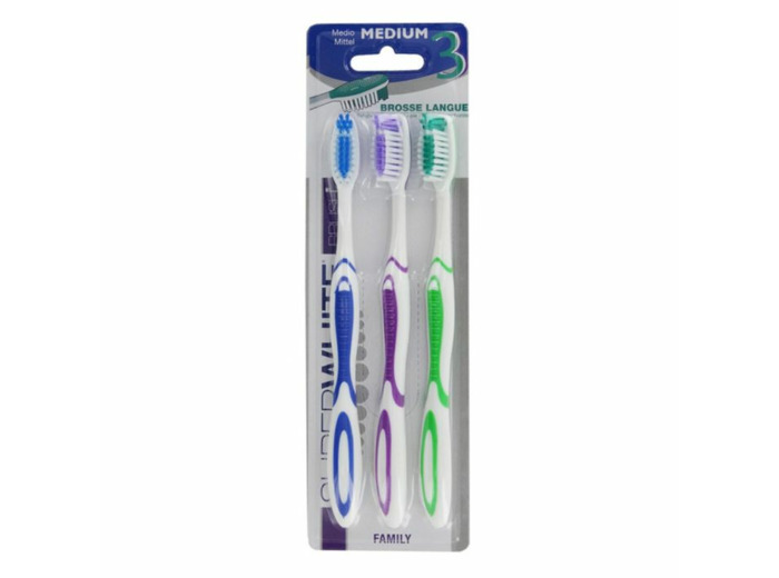 SUPERWHITE BAD BRUSH MEDIUM X3