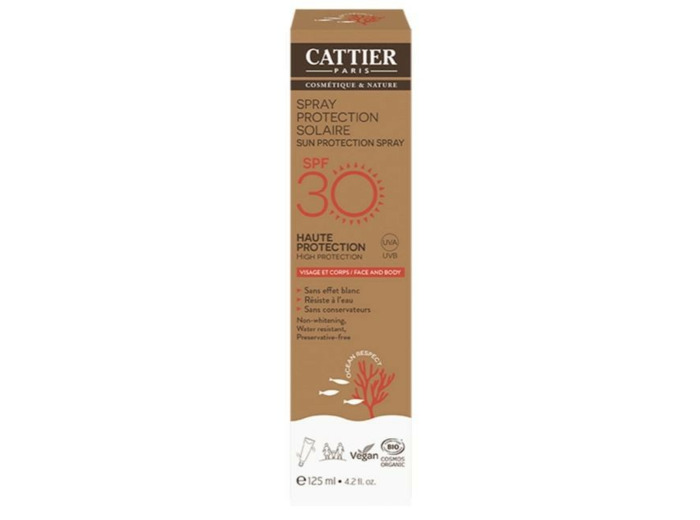 CATTIER SOLAIRE SPRAY COPRS SPF30 FL125ML