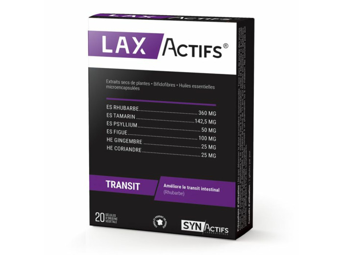 Laxactifs 20 Gelules Synactifs