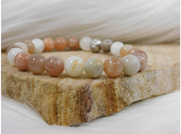 BRACELET PIERRE DE LUNE MULTI