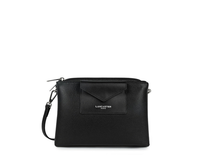 Lancaster Maya Sac Pochette Double Compartiments 517-100 Noir