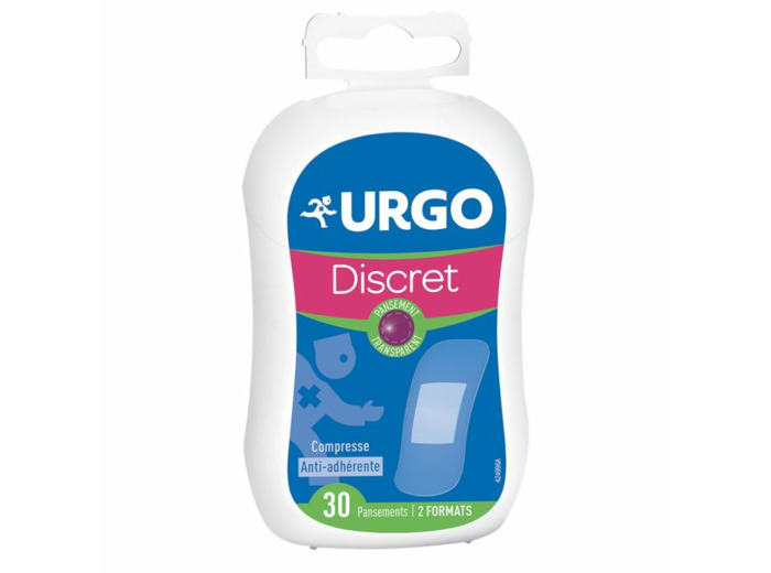 Compresses Anti-adherentes 30 Pansements Transparents Discret Urgo