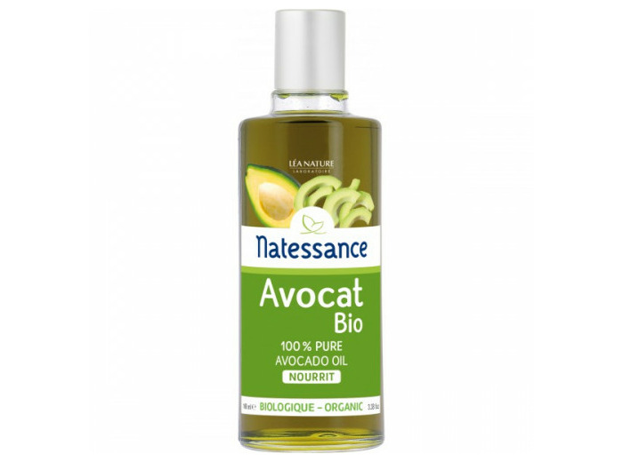 Huile D'avocat Bio Huile Pure Nourrit 50ml Natessance