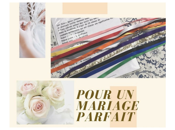 Kit tradition mariage Rubans couleurs