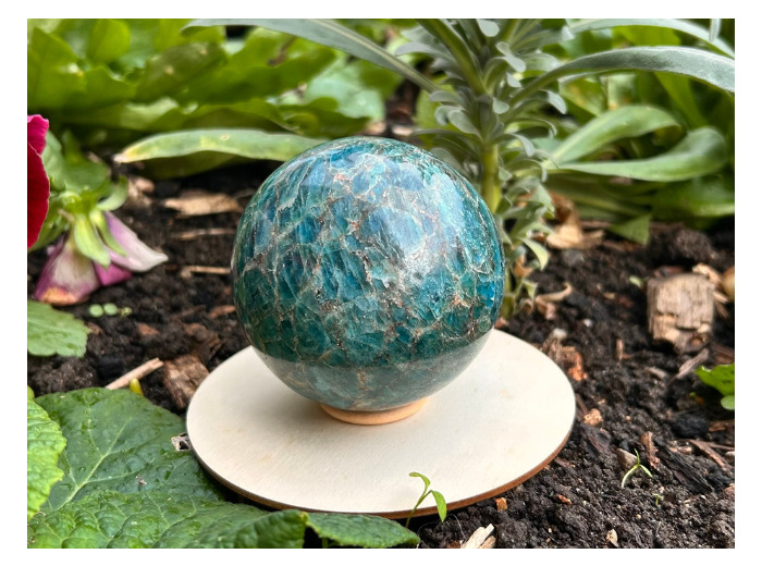 SPHÈRE APATITE BLEUE