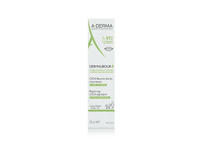 Baume lèvres réparateur assainissant CICA 15ml Dermalibour+ A-Derma