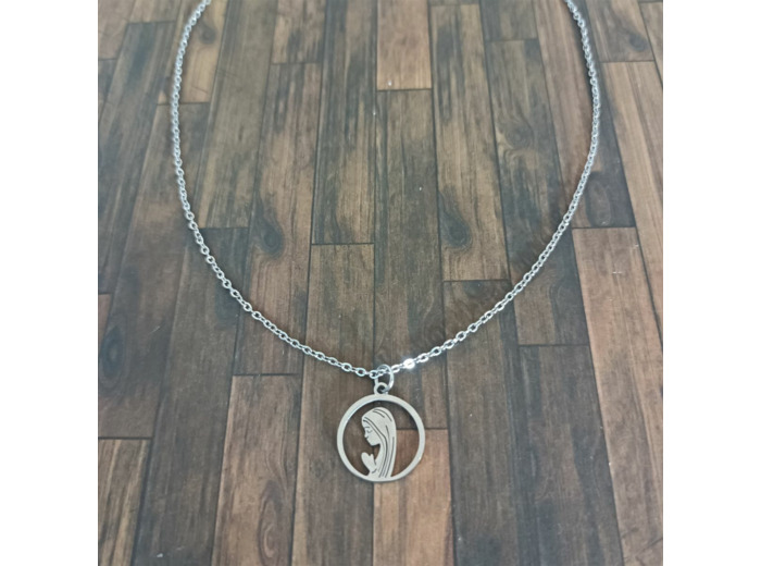Chaîne enfant vierge en acier inoxydable