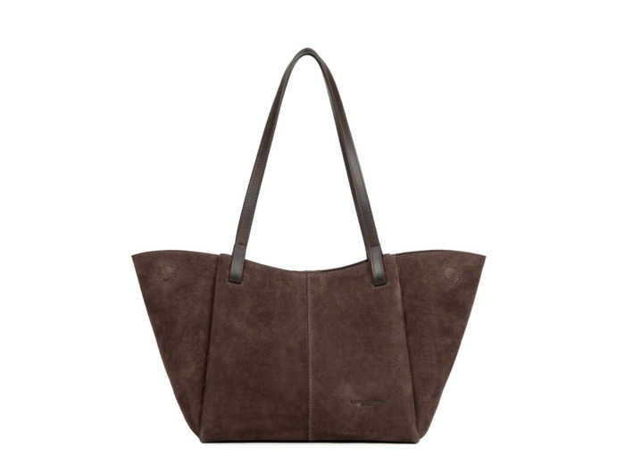 Lancaster Suède Sac Cabas 530-58 Marron