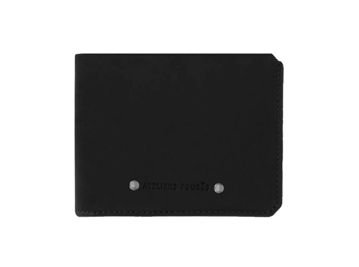 Ateliers Fourès Baroudeur Portefeuille Italien F9110 Noir