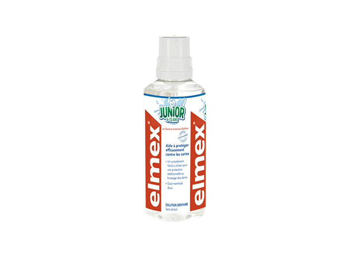 Junior Protege Les Dents Contre Les Caries 6-12 Ans 400ml Elmex