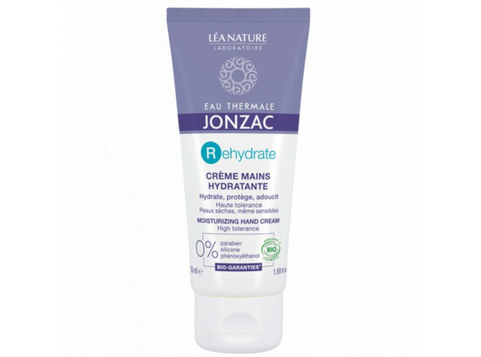 Creme Mains Ultra Hydratante Bio Rehydrate Peaux Seches 50ml Eau thermale Jonzac