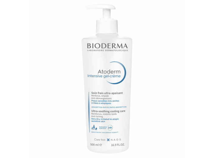 Gel Relipidant Apaisant Visage et Corps 500ml Atoderm Peaux Sensibles Bioderma