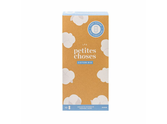 Serviettes Hygiéniques Maternité Post Partum - Coton Bio x10 Les Petites Choses