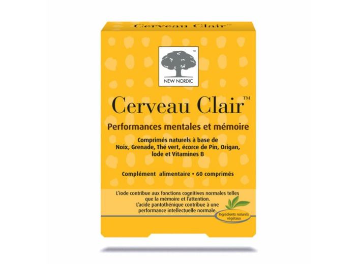 Cerveau Clair 60 Comprimes New Nordic