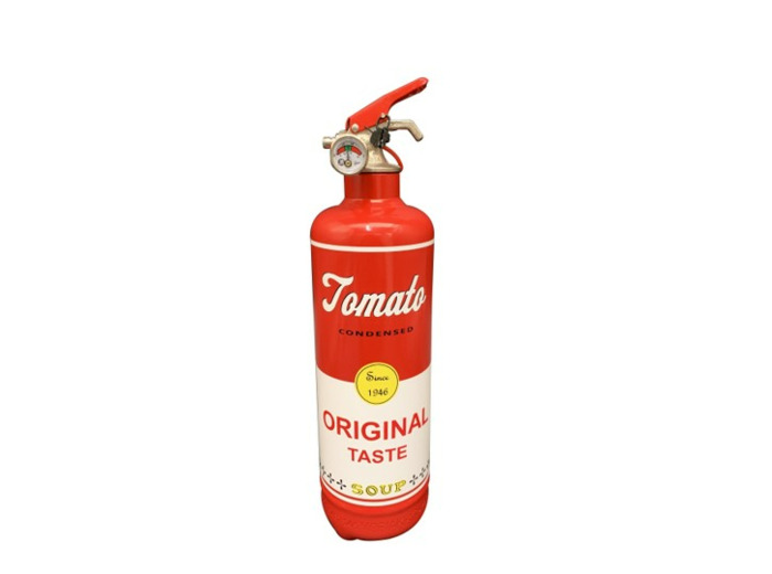 Extincteur design - Tomato Soup