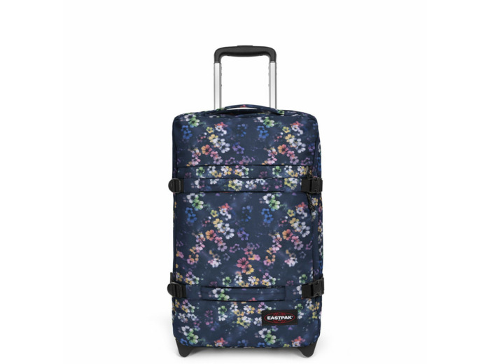 Eastpak Fadef Flora Transit'r Taille S Sac A Roulettes Flora Fade Navy