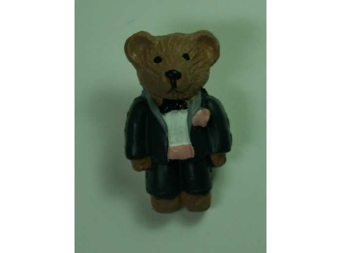 Bouton ourson marié