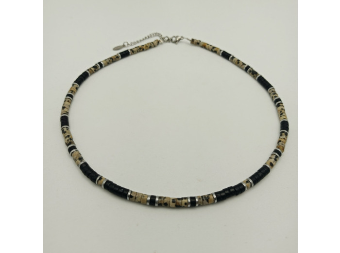 Tour de cou homme ou femme en pierres naturelles