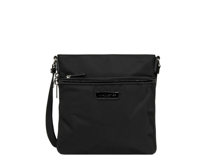 Lancaster Basic Verni Sac Porté Travers 514-59 Noir