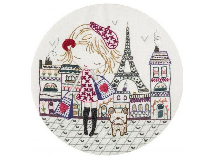 Kit à broder Shopping à Paris