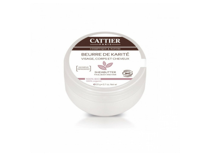 Cattier Beurre De Karite Sans Parfum Bio 20g