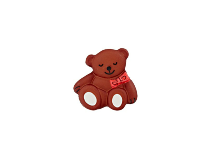 Bouton enfant - Ourson brun