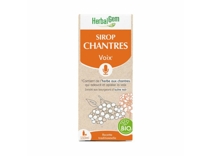 HERBALGEM SIROP DES CHANTRES BIO 150ML