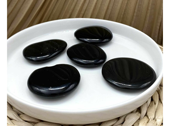 Galet Obsidienne noire