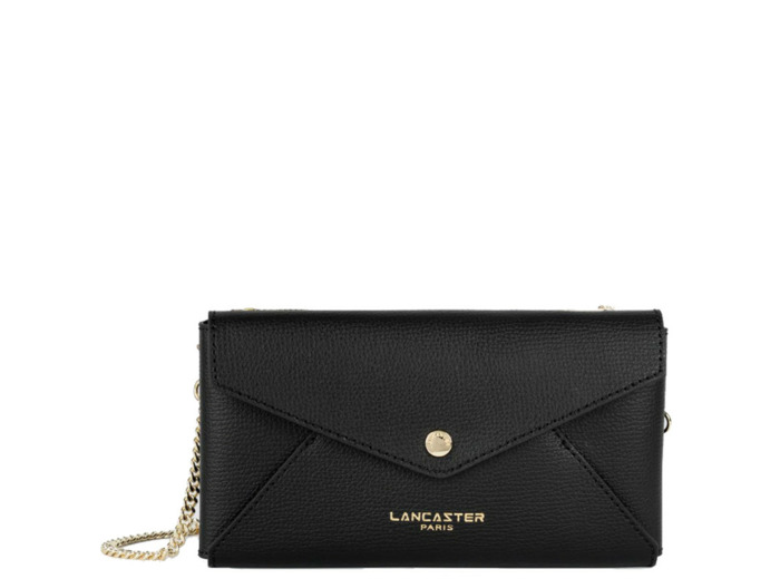 Lancaster Sierra Pochette Organisée En Cuir Grainé 138-015 Noir