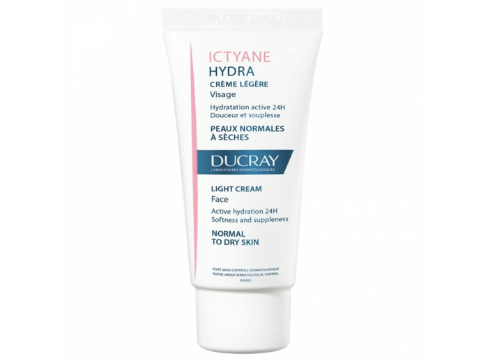 Hydra Creme Legere Peaux Normales A Seches 40ml Ictyane Ducray