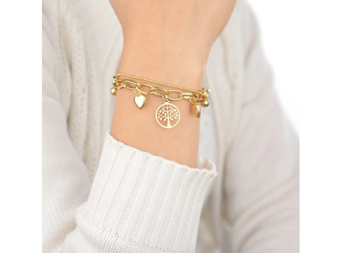 Bracelet cœurs arbre de vie