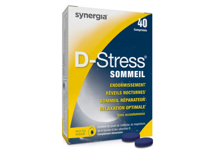 D-stress Sommeil 40 Comprimes Synergia