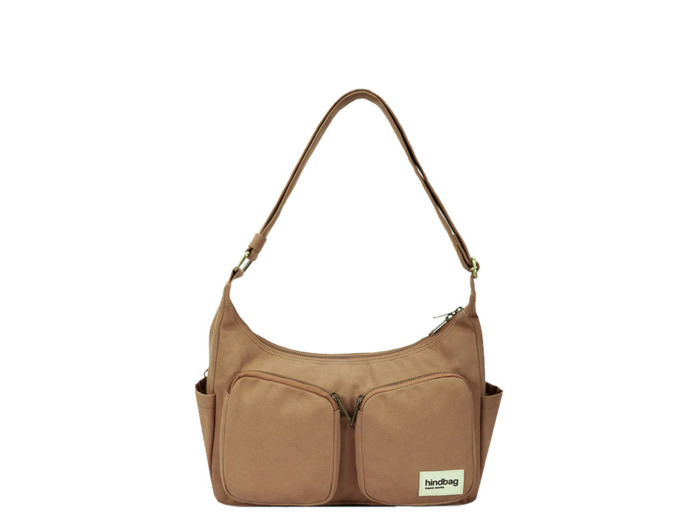 Hindbag Emile Sac Besace Multipoches En Coton Bio Cannelle