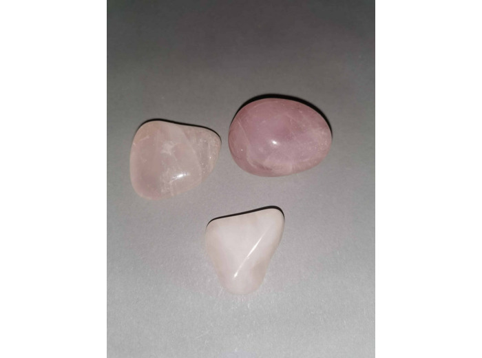 Quartz rose pierres roulées