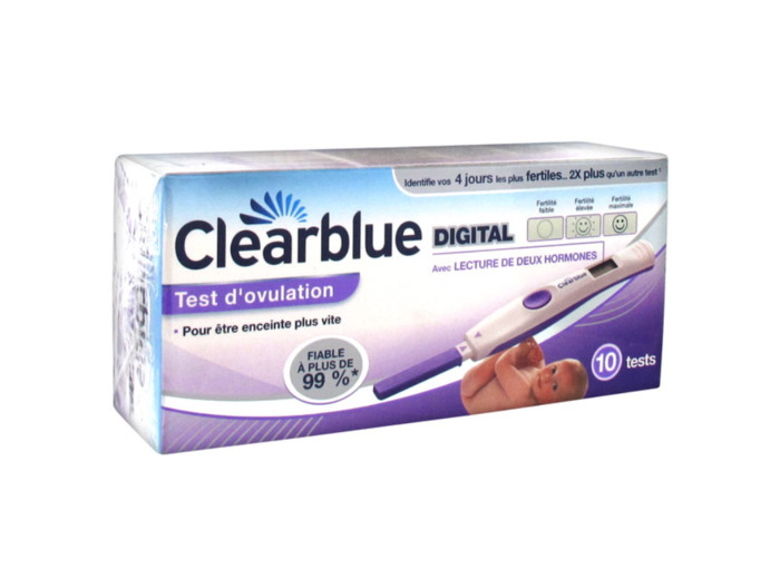 Test D'ovulation Digital avancé 10 tests Clear Blue