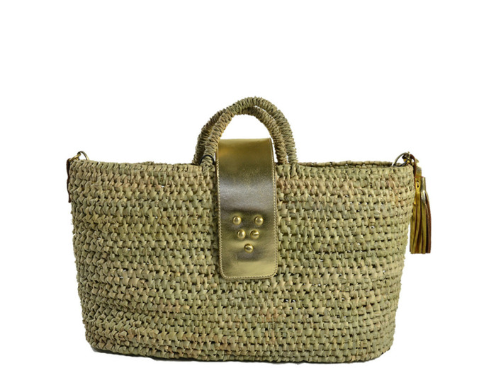 Virginie Darling Riviera Rock Panier Osier Gold