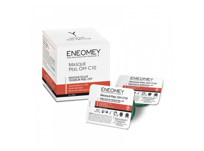 Masque Peel Off C10 Eclat Tenseur 6x5ml Eneomey