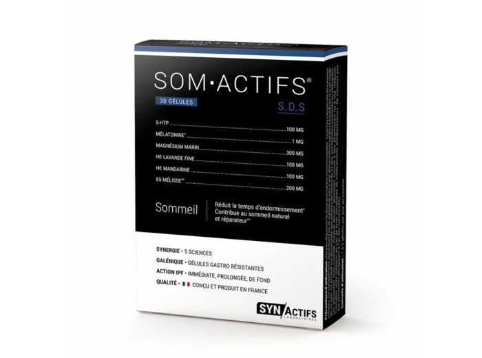 Somactifs 30 Gelules Sommeil Synactifs