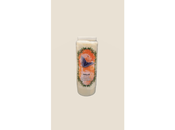 BOUGIE DE NEUVAINE PAPILLON
