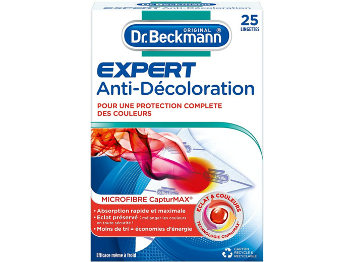 DR BECKMANN Lingettes Anti Décoloration Microfibre 25 Pièces 1
