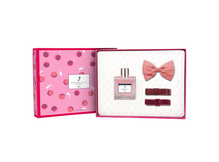 Mademoiselle Jacadi Petite Cerise Coffret ET Vaporisateur 100ml+Accessoires Cheveux Jacadi