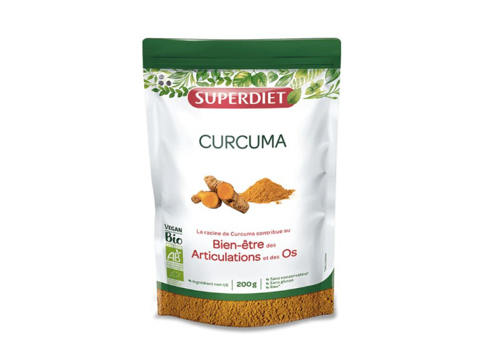 Super Diet Curcuma Poudre Bio 200 g